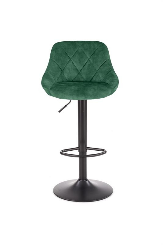 Scaun de bar H-101 velvet verde - 4 | YEO