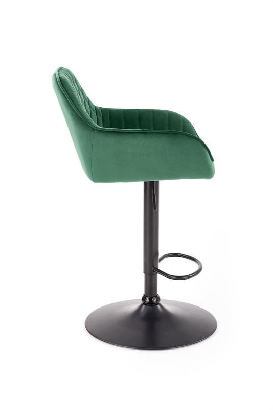 Scaun de bar H-103 velvet verde – H114 cm - 2 | YEO