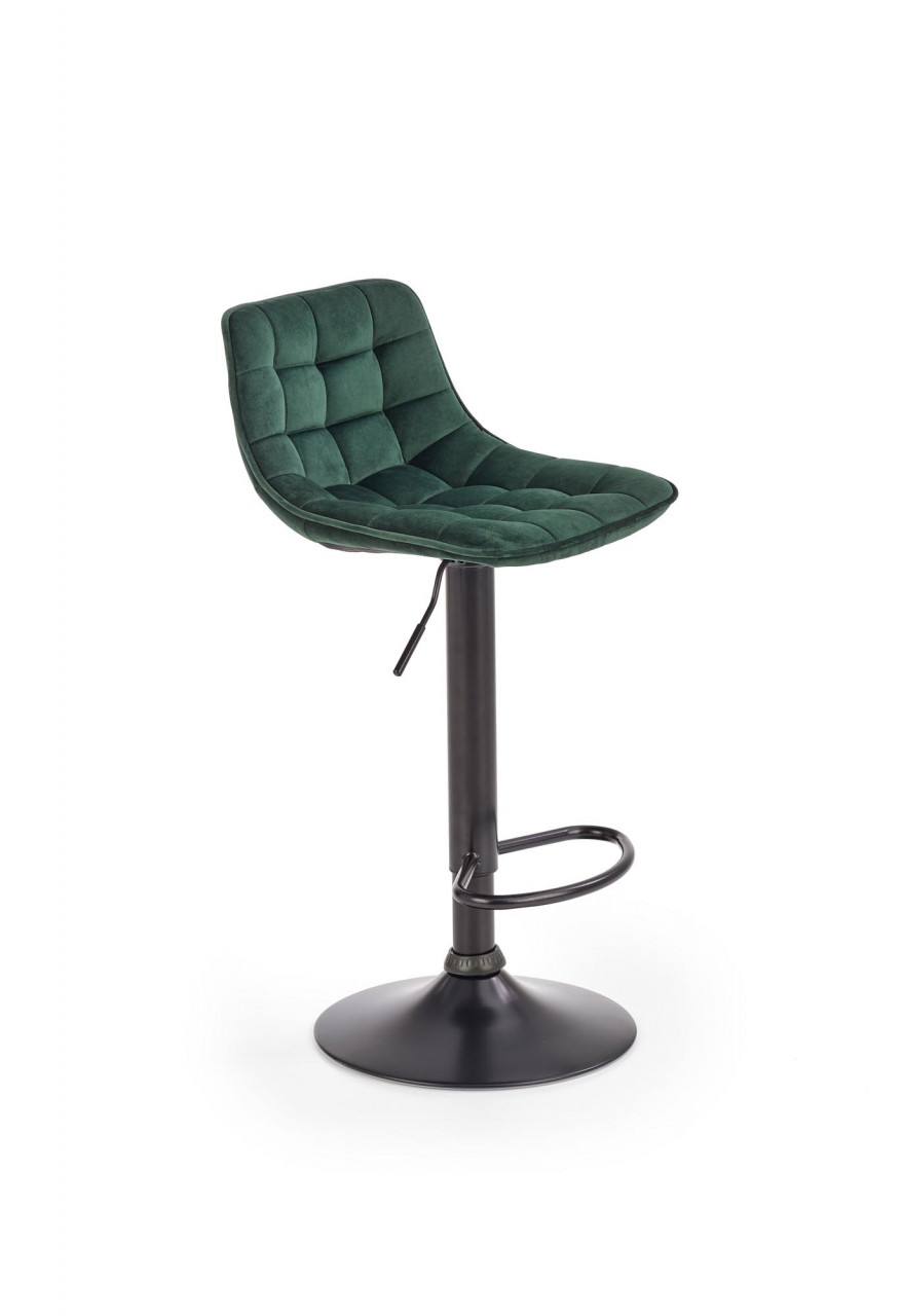 Scaun de bar H-95 velvet verde