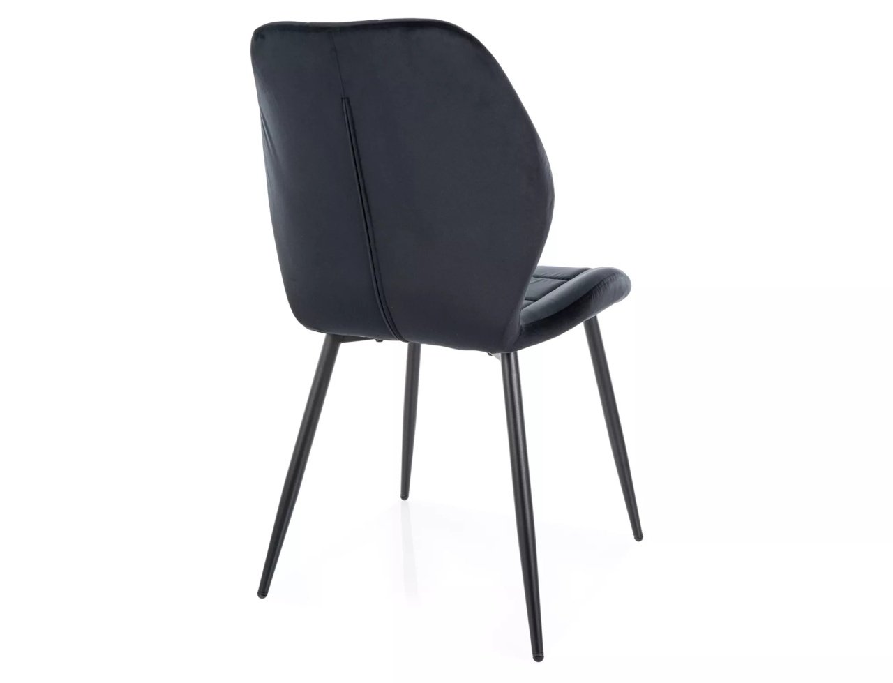 Scaun Jake velvet negru/negru Blu19 - 1 | YEO