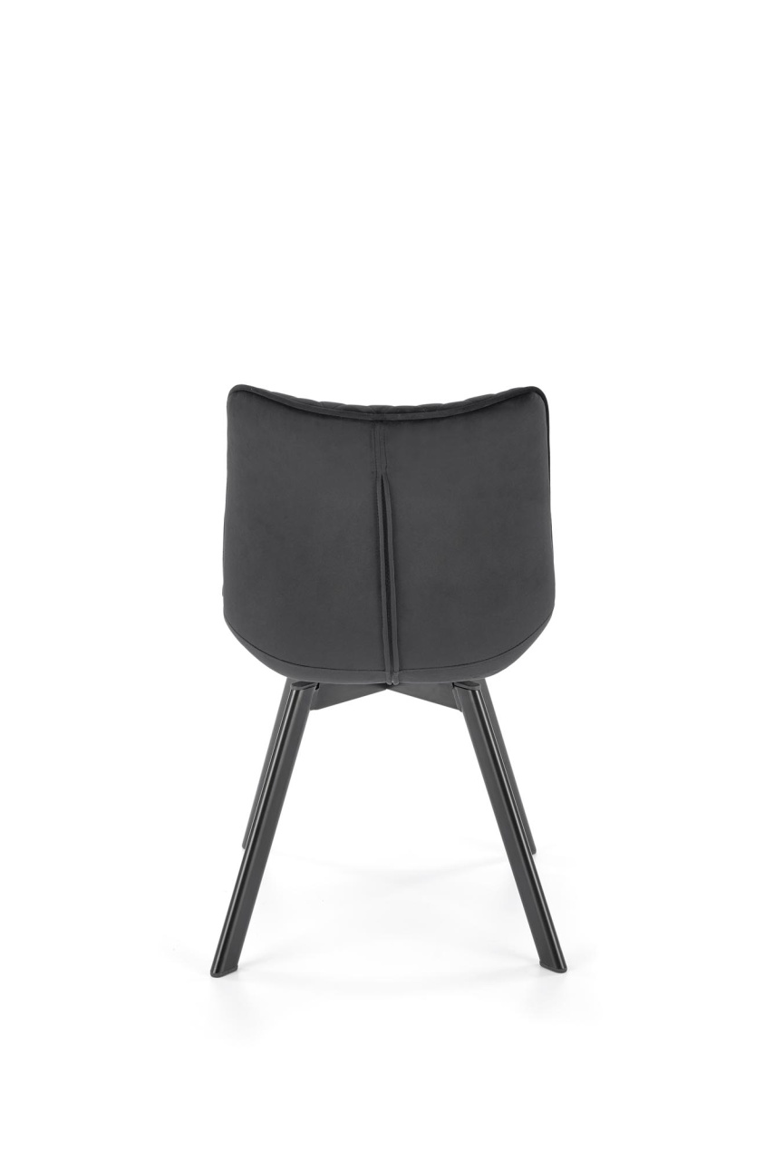 Scaun K520 velvet negru - 4 | YEO