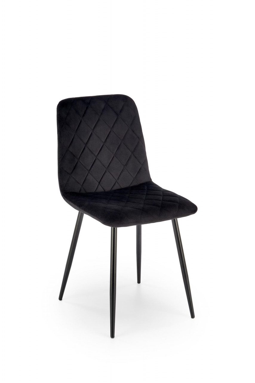 Scaun K525 velvet negru