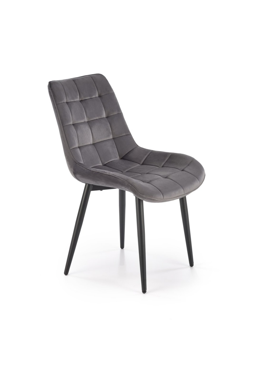 Scaun K580 velvet gri H85 cm