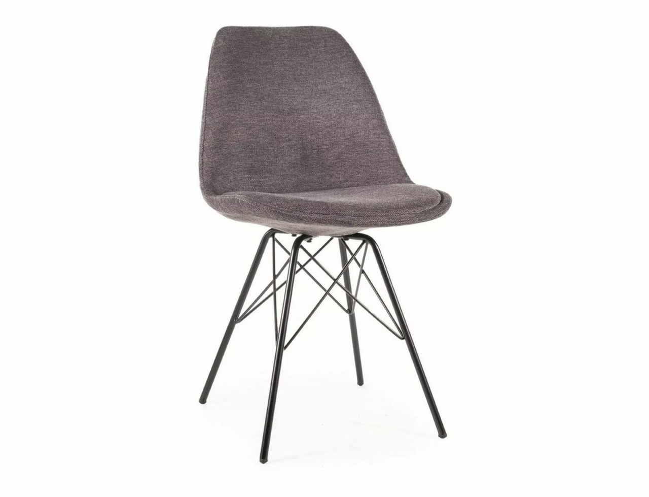 Scaun Ken gri inchis/negru Brego07