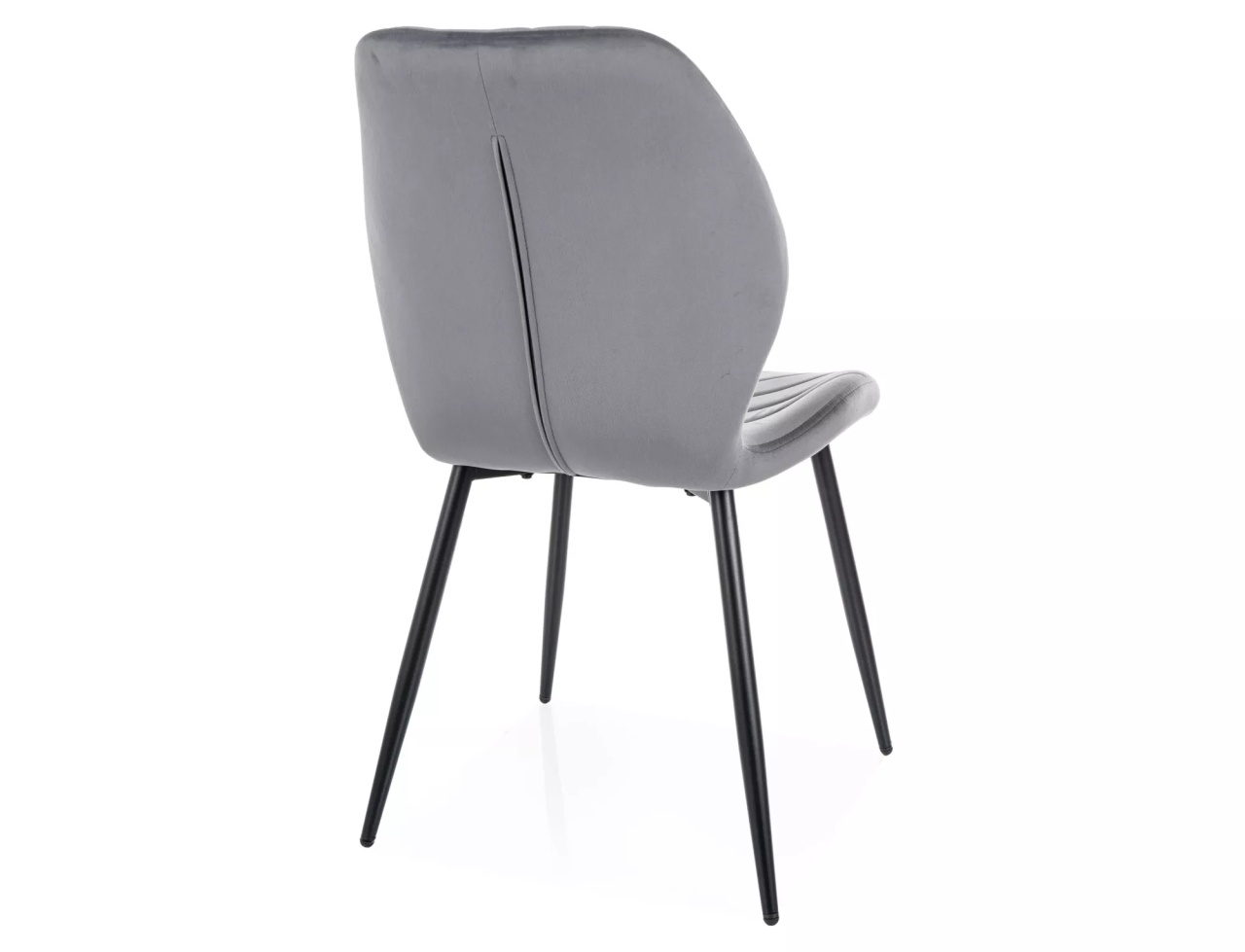 Scaun Mike velvet gri/negru Blu14 - 1 | YEO