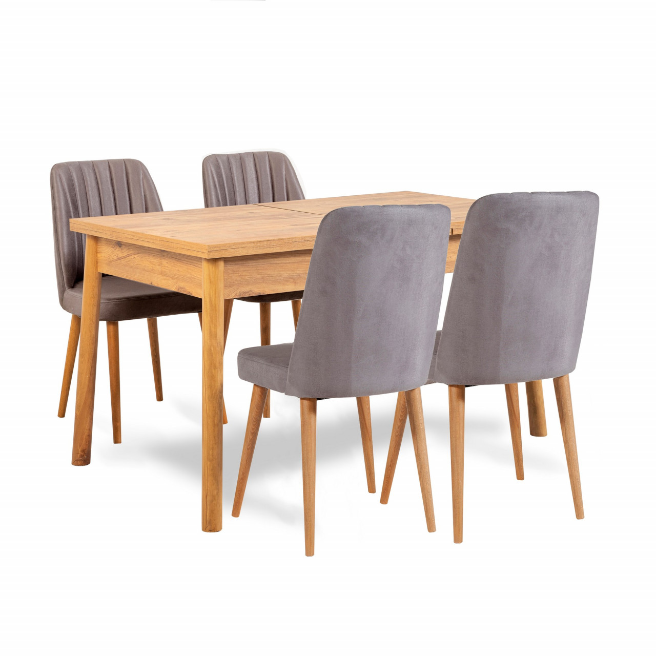 Set masa si scaune (5 piese) Costa Atlantice-Grey - 1 | YEO
