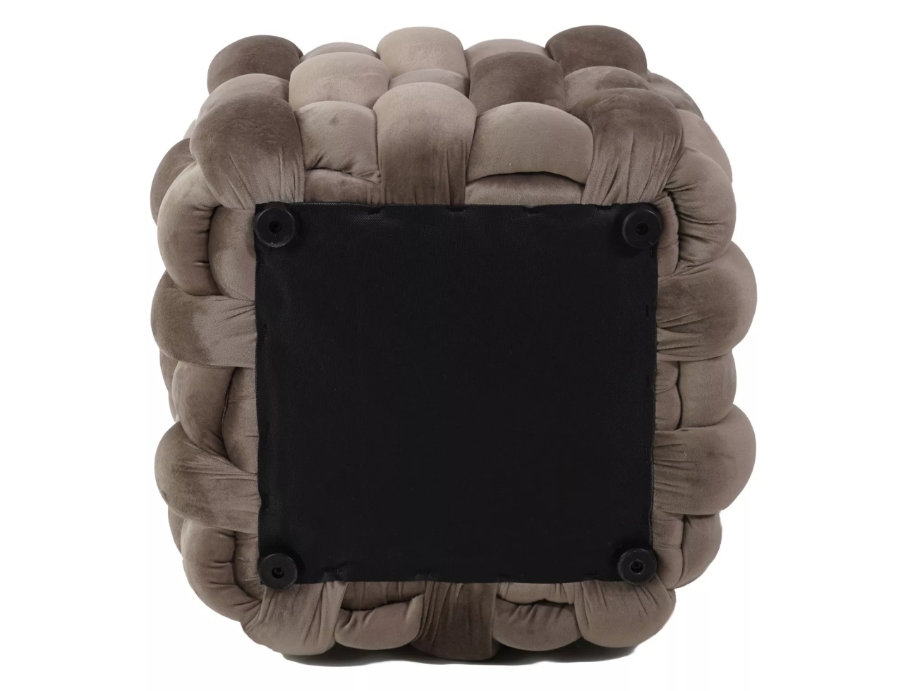 Taburet Faris velvet bej inchis Tap.251 - 2 | YEO