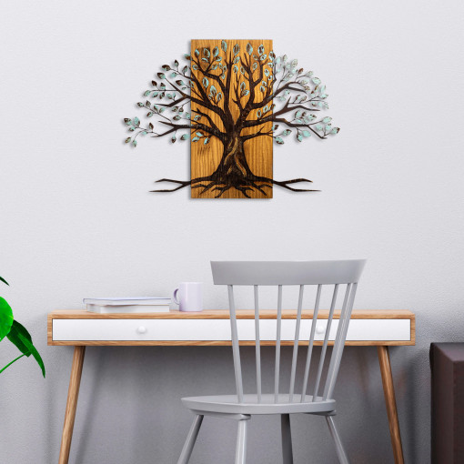 Accesoriu decorativ de perete din lemn Willow - 382-A