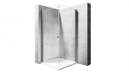 Cabina dus Maxim silver - 80x80 cm