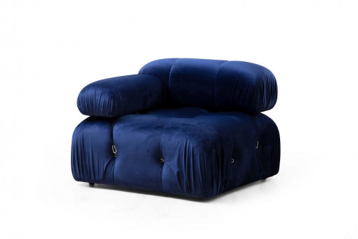 Canapea 1 loc Bubble L1 bleumarin (modul)