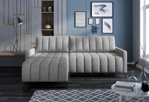 Coltar living extensibil Molly Corner pe stanga – L232 x l168 x h90 cm