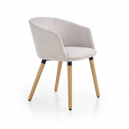 Scaun textil K266 bej - H 72 cm