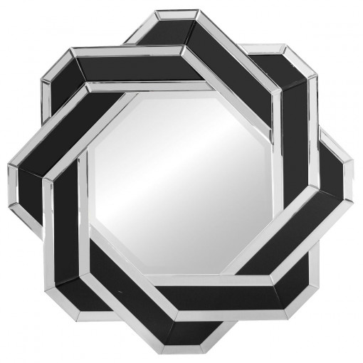 Oglinda rotunda Silvia silver – Ø80 cm