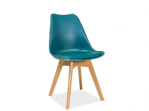 Scaun turcoaz Kris - H 83 cm