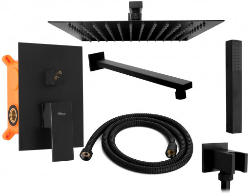 Baterie pentru dus Fenix negru mat