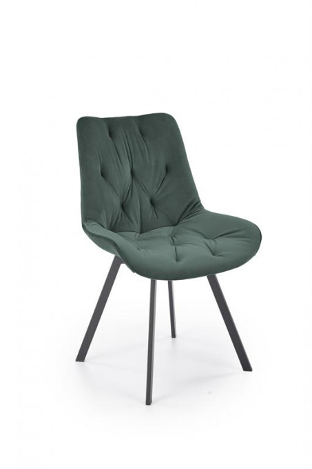 Scaun catifea K519 verde – H86 cm