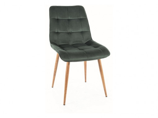Scaun Chic D velvet verde Blu78