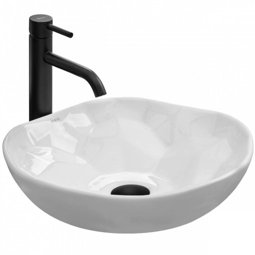 Lavoar Paris Alb ceramica sanitara - 41 cm