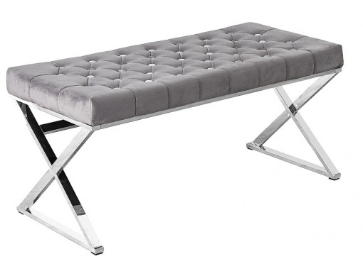 Bancuta interior Onyx gri - H48