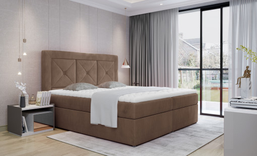 Pat boxspring Idris 180x200 cm Monolith 09