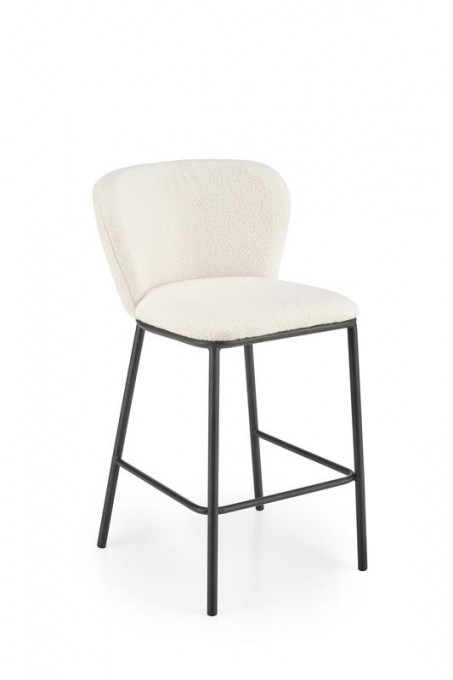 Scaun de bar plusat H-119 crem