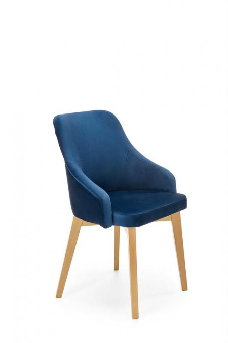 Scaun tapitat Toledo 2 Velvet – Bleumarin