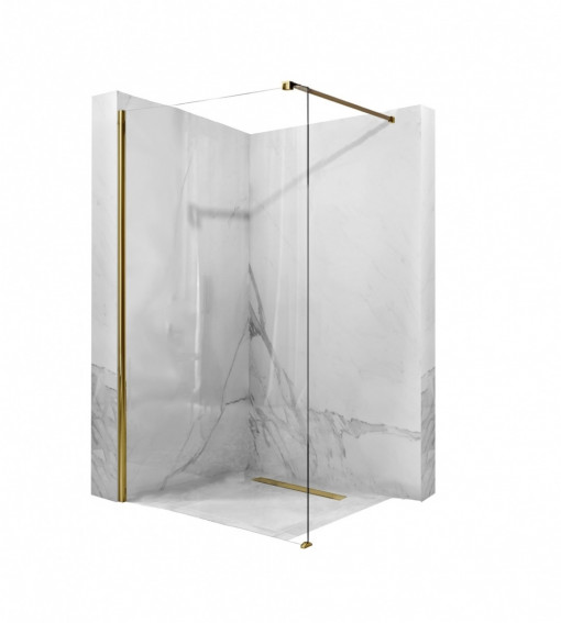 Paravan dus walk-in Aero Gold - 80x195 cm