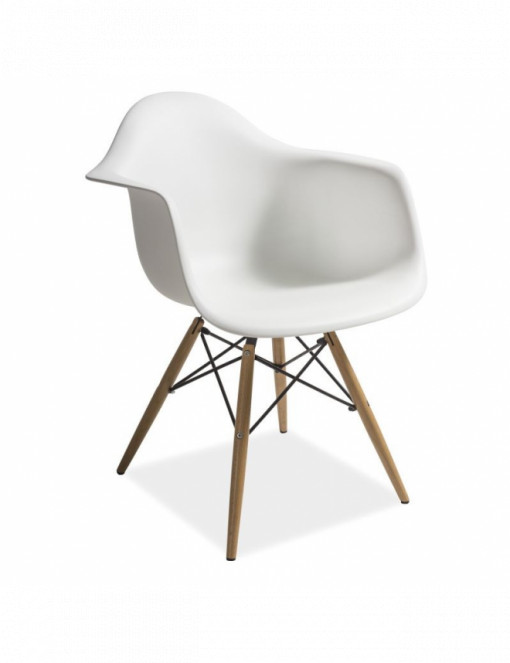 Scaun Mondi alb - H 81 cm