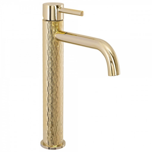 Baterie Lungo gold lucios înaltă - H 28 cm