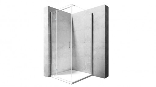 Cabina dus Morgan silver - 90x90 cm