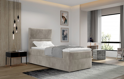 Parch Box Spring Pat boxspring Arco 90x200 cm Paros 02 - Homewish.ro
