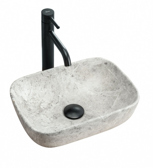 Lavoar Camelia Light Stone ceramica sanitara - 36 cm