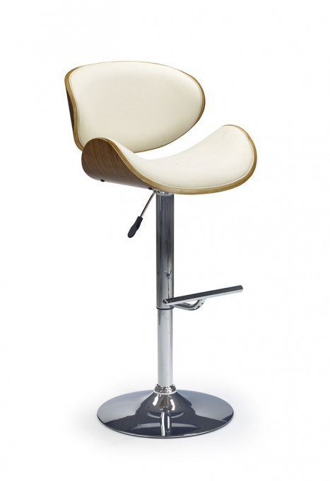 Scaun de bar H44 nuc crem