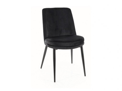 Scaun Kayla velvet negru Blu19