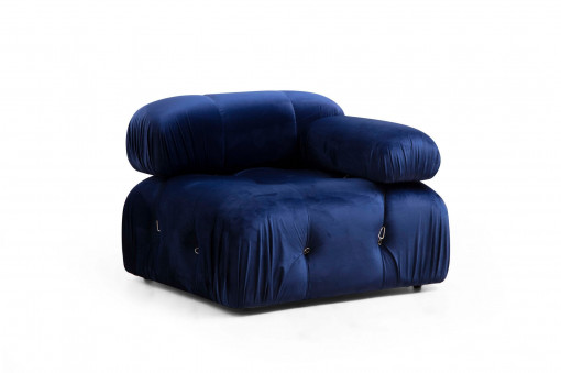 Canapea 1 loc Bubble 1R bleumarin (modul)