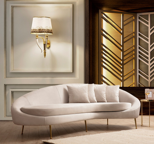 Canapea 3 locuri Eses Right - Beige