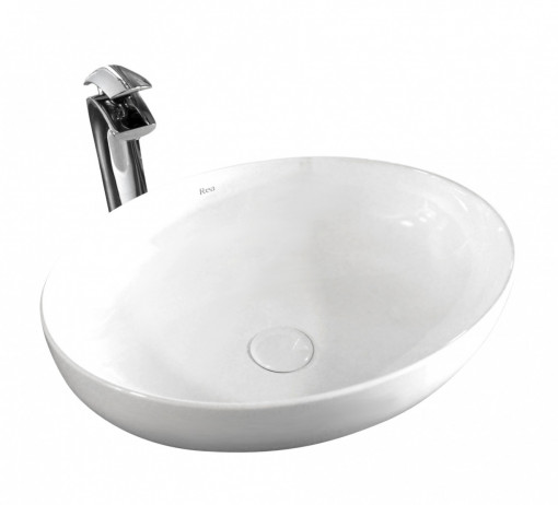 Lavoar Carola alb ceramica sanitara - 51,5 cm