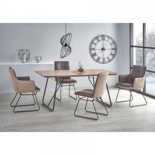 Masa MDF + metal Houston - L 180 x l 90 x h 76 cm