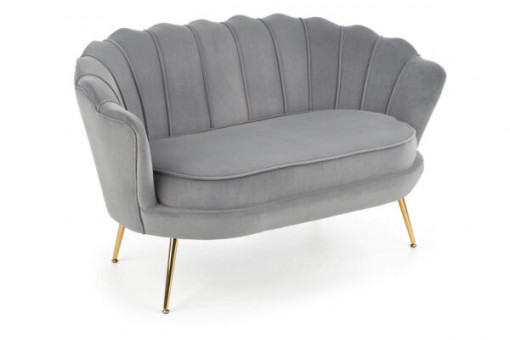 Canapea fixa Amorinito XL velvet gri