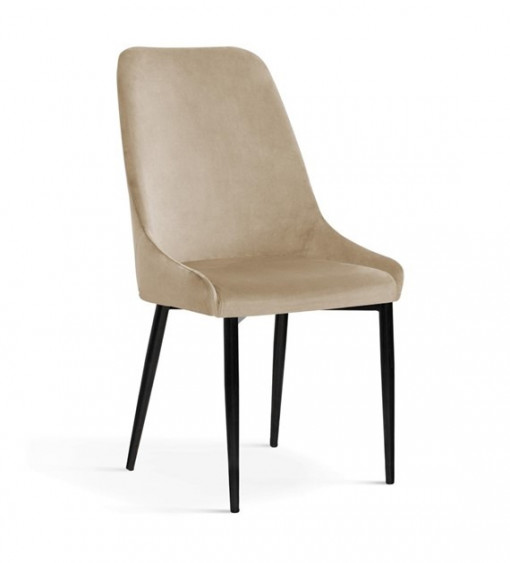 Scaun tapitat Olivier bej – H95 cm