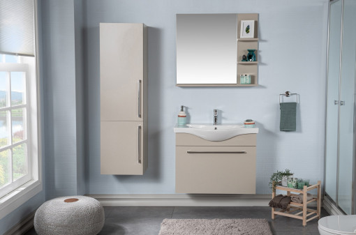Set mobilier de baie (4 piese) Arches 80 bej