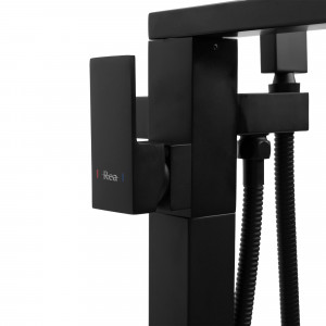 Baterie freestanding Tery negru H88,5 cm - Img 3