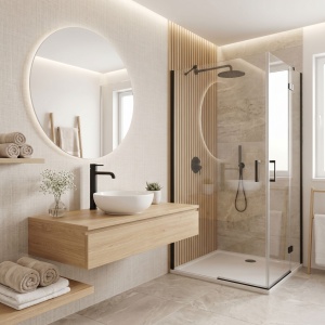 Baterie pentru baie Rea Rivo Black High - Img 5