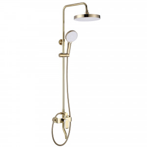 Baterie pentru dus Bloom alb/auriu - Img 2