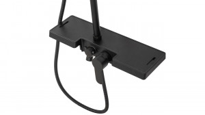 Baterie pentru dus Bravo negru mat - H 105 cm - Img 3