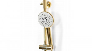 Baterie pentru dus Vincent gold reglabila - H 123,5 cm - Img 2