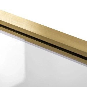 Cabina de dus DIAMOND 90x90 cm BRUSH GOLD - Img 6