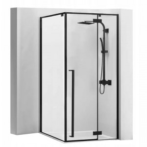 Cabina de dus Fargo 90x90 Black Mat