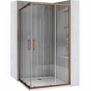 Cabina de dus Rea City 80x100 Brush Copper - Img 2