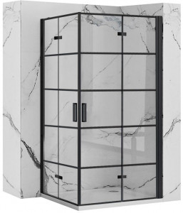 Cabina dus Rea Molier Black Double 80x90 - Img 1